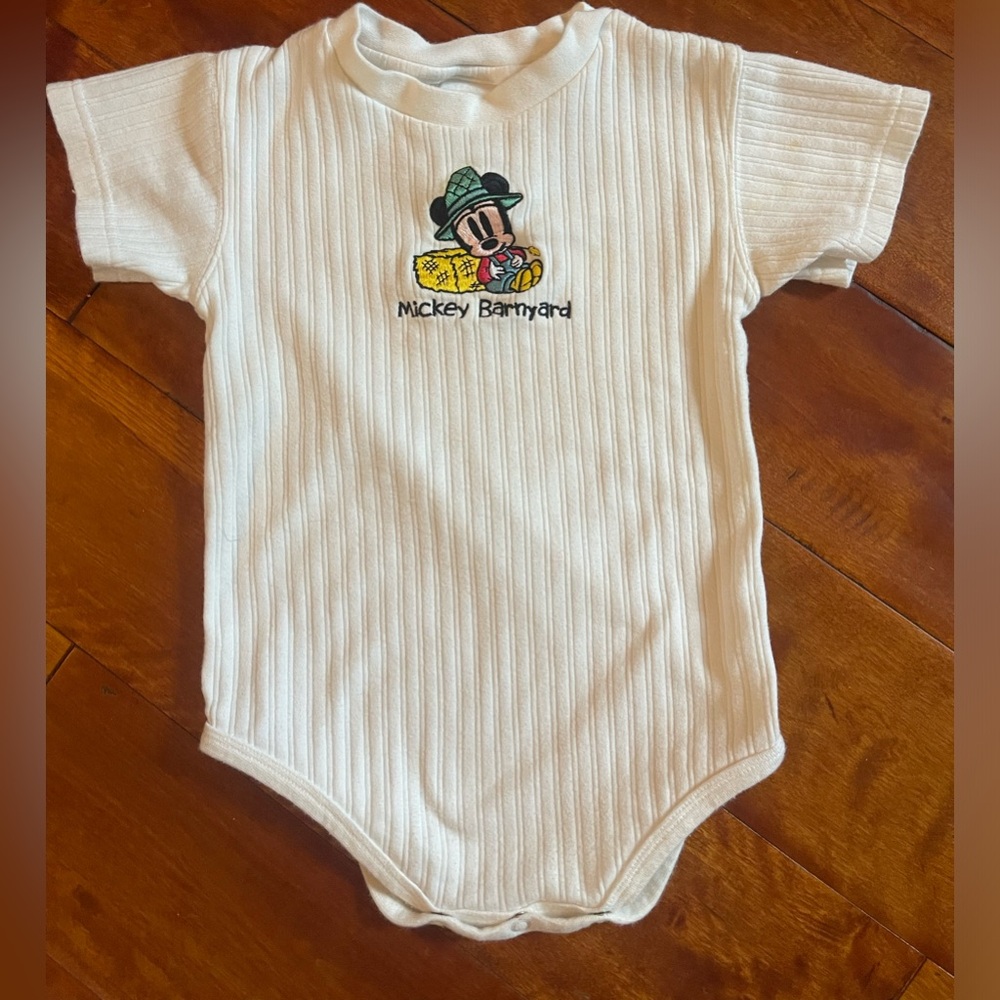 Vintage The Disney Store Mickey Onsie
